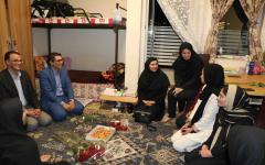بازدید مدیر همکاری‌های علمی بین‌المللی و رئیس اداره دانشجویان بین الملل دانشگاه و رئیس خوابگاههای از خوابگاه دانشجویان بین‌الملل به مناسبت روز دختر